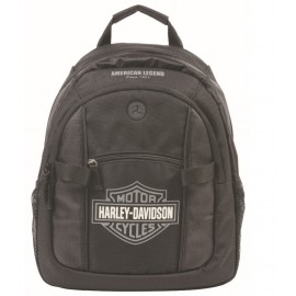 Sac à Dos Harley-Davidson® Bar & Shield Day Backpack, Logo Gris, Black BP1968S