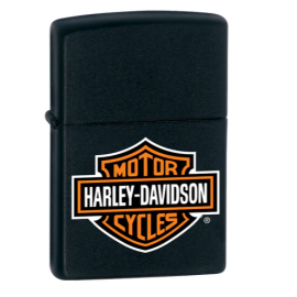 ZIPPO Harley-Davidson BAR & SHIELD noir mat