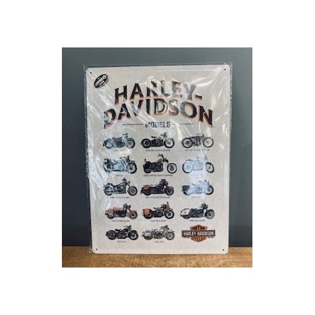 Plaque Harley-Davidson modèles