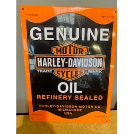 Plaque Harley-Davidson oil can