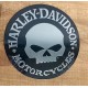 plaque Harley-Davidson skull