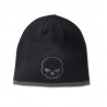 Willie G Skull Knit Beanie - Black Beauty