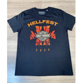 T-shirt homme collab Harley Davidson x Hellfest 2024