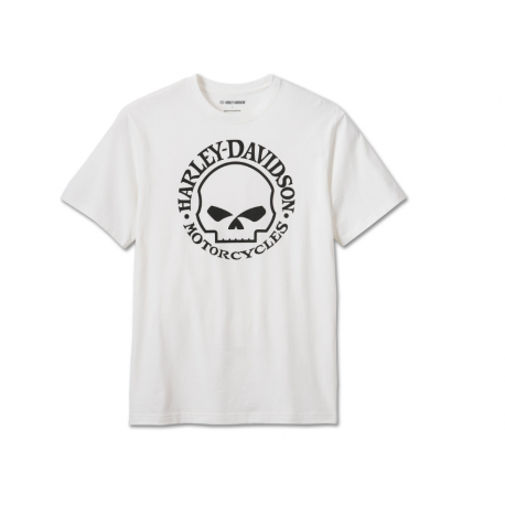 Willie G Skull Tee pour hommes - White