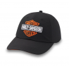 Casquette Harley-Davidson ajustable Three Stars Bar & Shield – Black