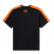 T-shirt H-D® TECH Coolmax® pour homme - Colorblock - Harley Black & Harley Orange