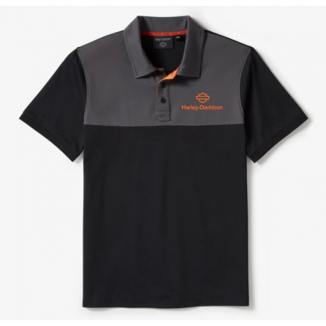 Polo à manches courtes H-D® TECH Coolmax®