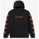 Sweat à capuche pullover Bar & Shield Essential pour homme - Harley Black