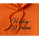 Sweat à capuche pullover Essential Bling pour femme - Harley Orange