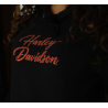 Sweat à capuche pullover Essential Bling pour femme - Harley Black