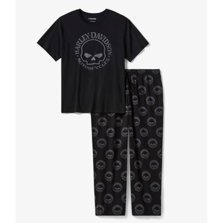 Ensemble de pyjama à manches courtes Willie G™ Skull