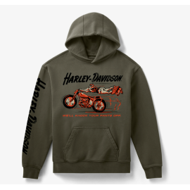 Sweat à capuche H-D Knock Your Pants Off en polaire pour hommes