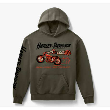 Sweat à capuche H-D Knock Your Pants Off en polaire pour hommes