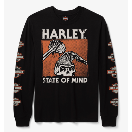 T-shirt H-D State of Mind à manches longues pour hommes
