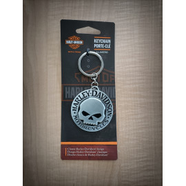 Porte clés skull Harley-Davidson