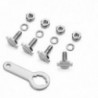 KIT VISSERIE MONTAGE PLAQUE IMMATRICULATION