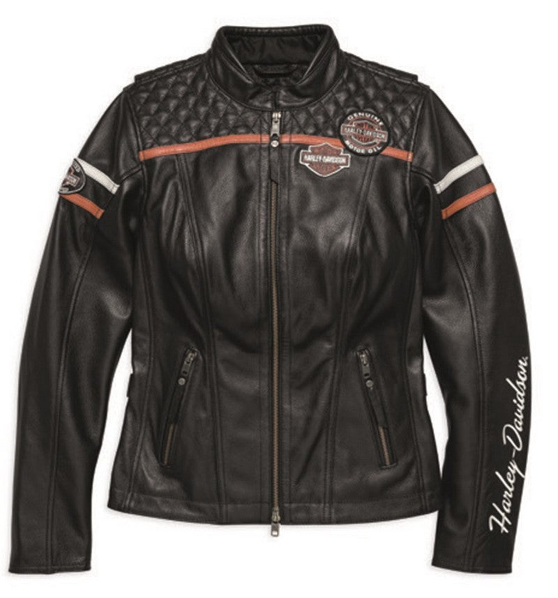 Blouson cuir femme Harley davidson _ 98030-18ew