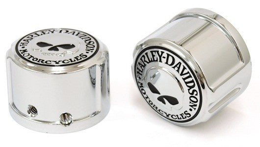 Caches AXE DE Roue AV Willie G Skull Harley Davidson