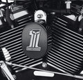 Cache Avertisseur Logo Dark Custom Harley Davidson