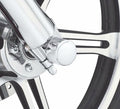 Caches AXE DE Roue AV Chrome Harley Davidson