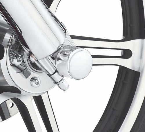Caches AXE DE Roue AV Chrome Harley Davidson