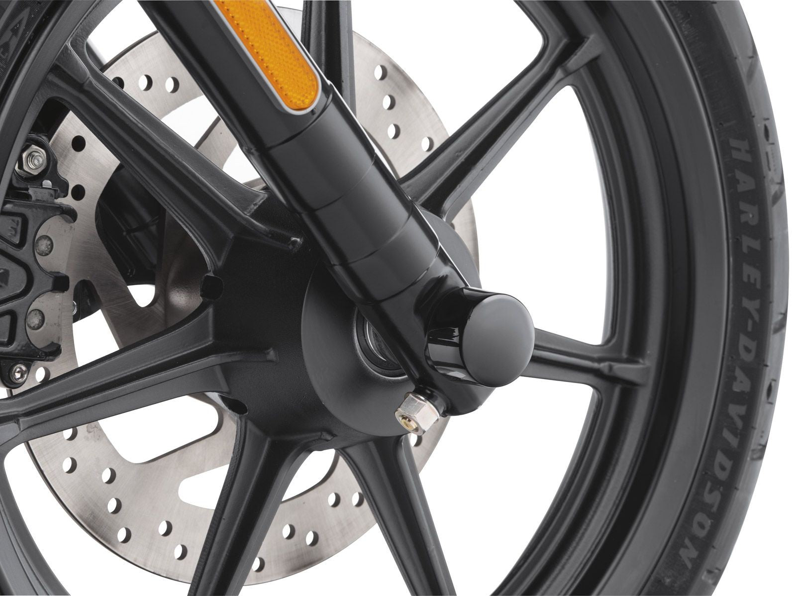 Caches AXE DE Roue AV Noir Harley Davidson
