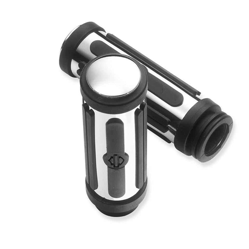 Poignees Chrome AND Rubber Harley-davidson