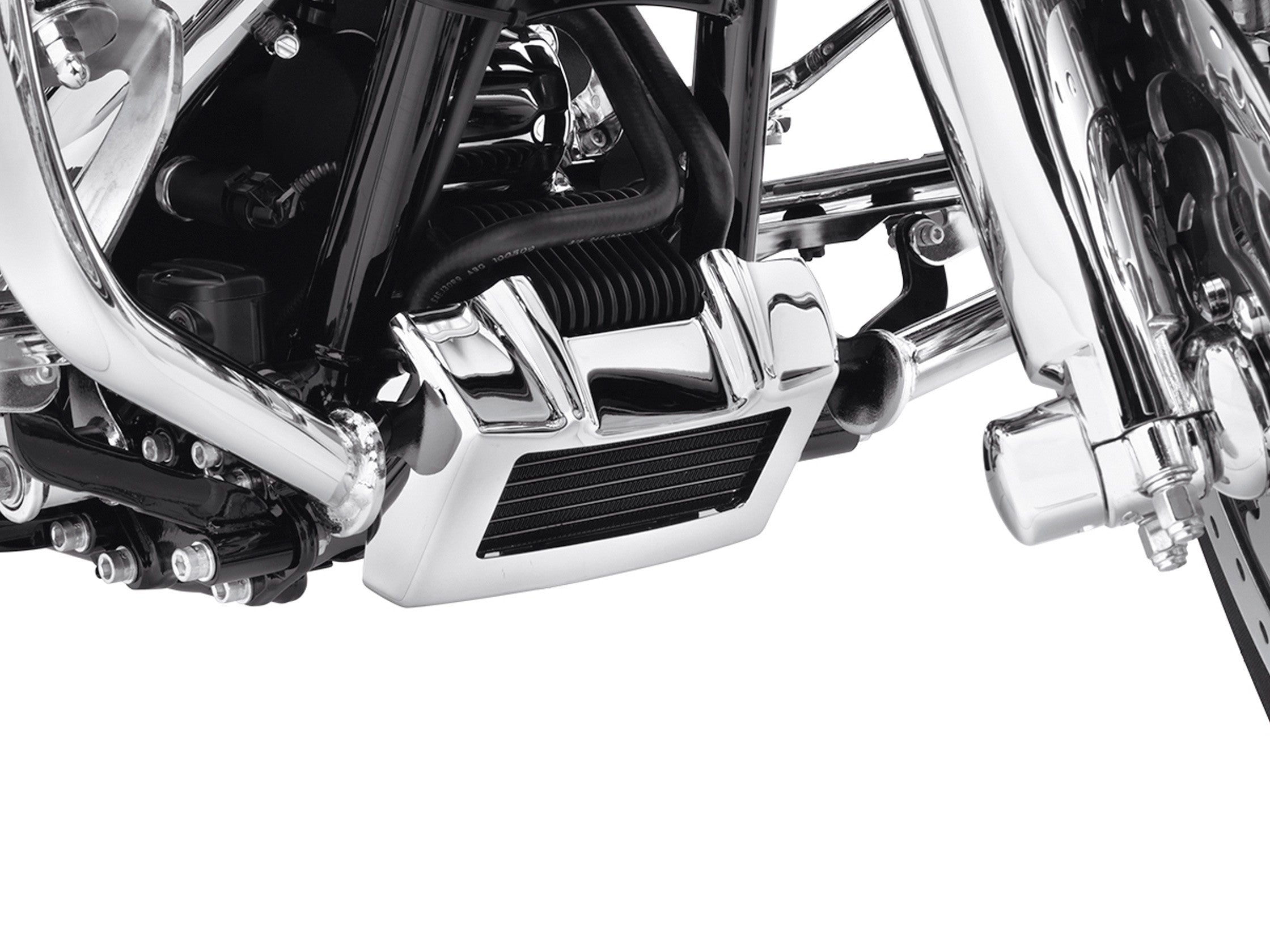 Cache Radiateur D'huile Chrome Harley Davidson