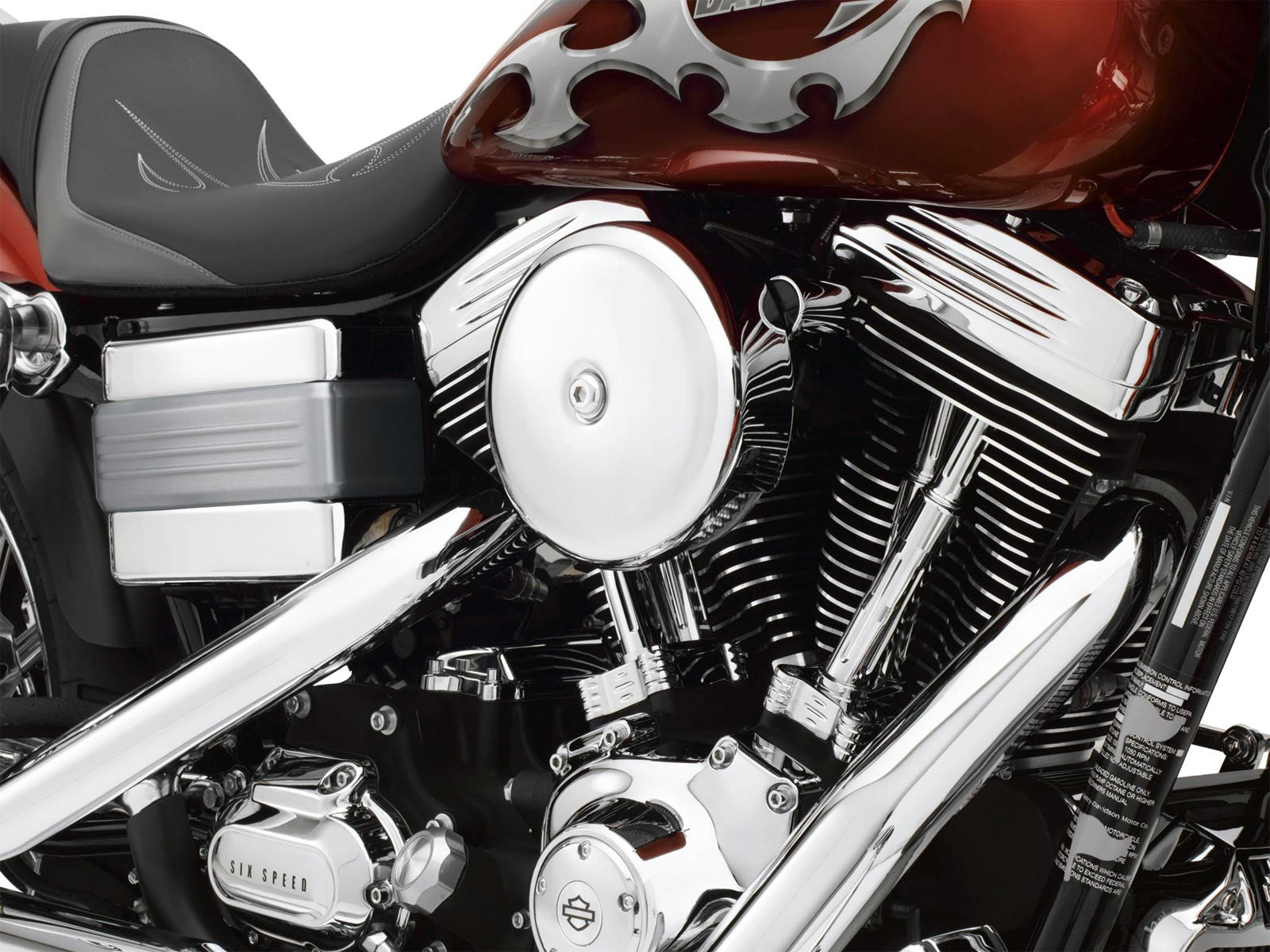 Cache Filtre A AIR Lisse Harley Davidson
