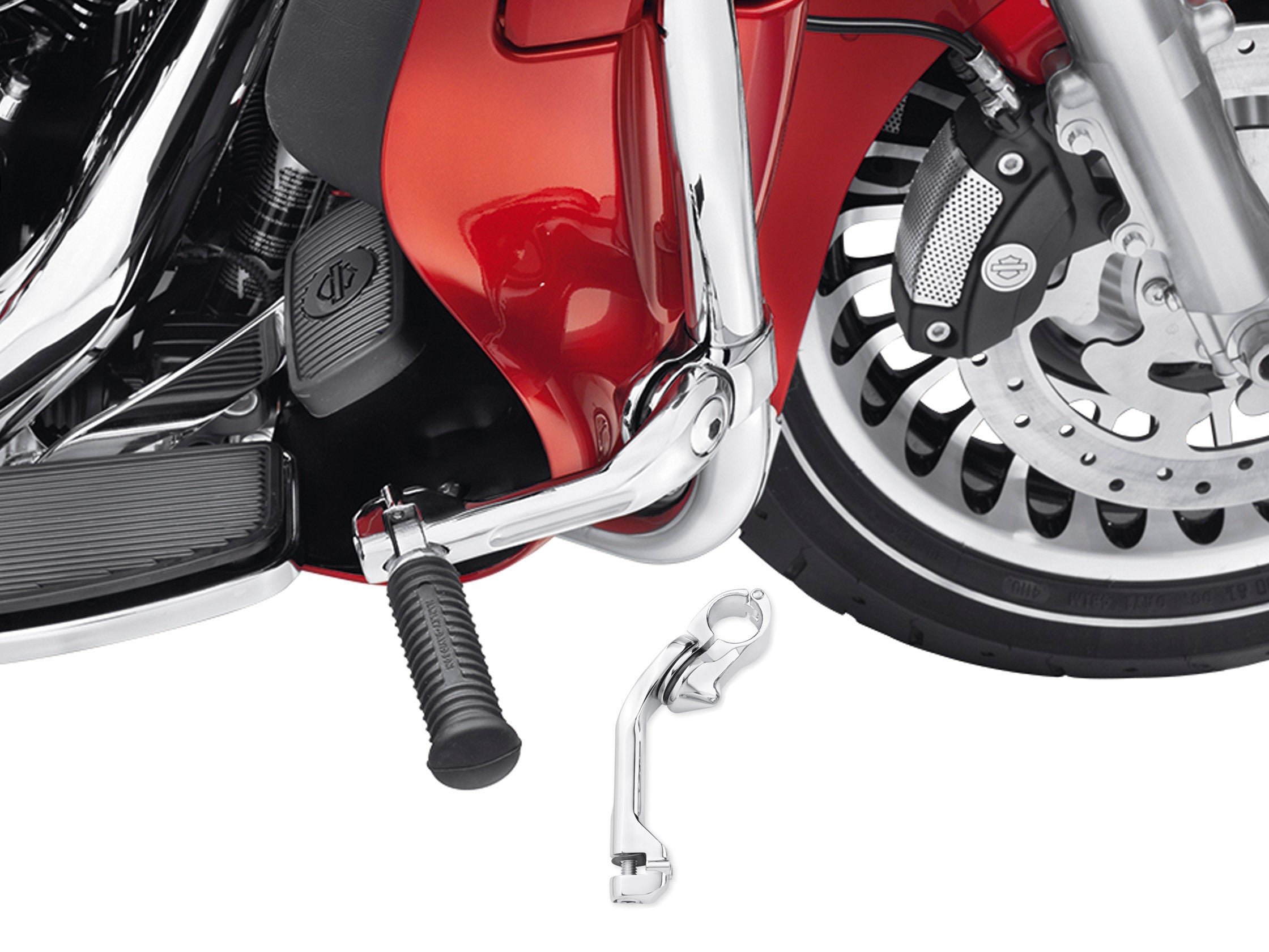Supports Repose Pieds Autoroute Reglables Harley Davidson