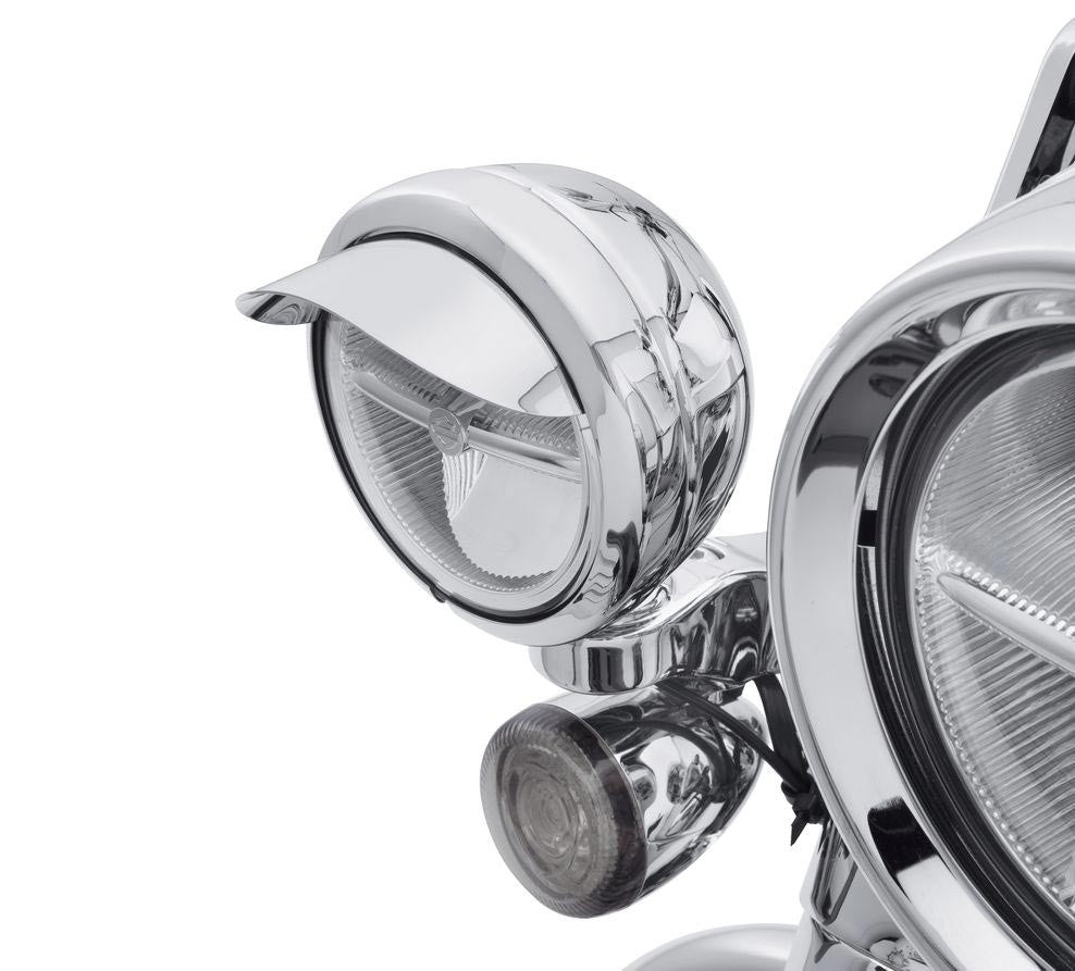 Visieres Eclairage Auxiliaire Chrome Harley Davidson