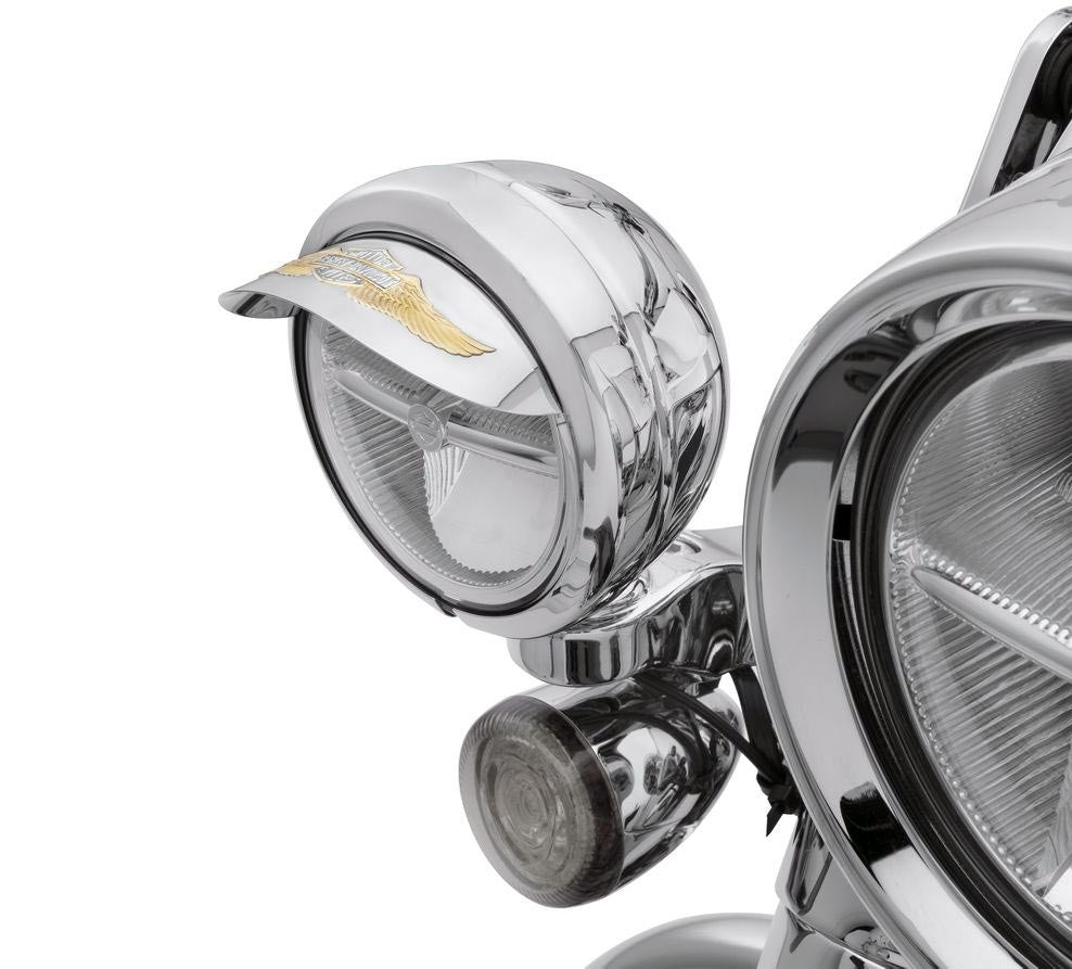 Visieres Eclairage Auxiliaire Chrome Harley Davidson