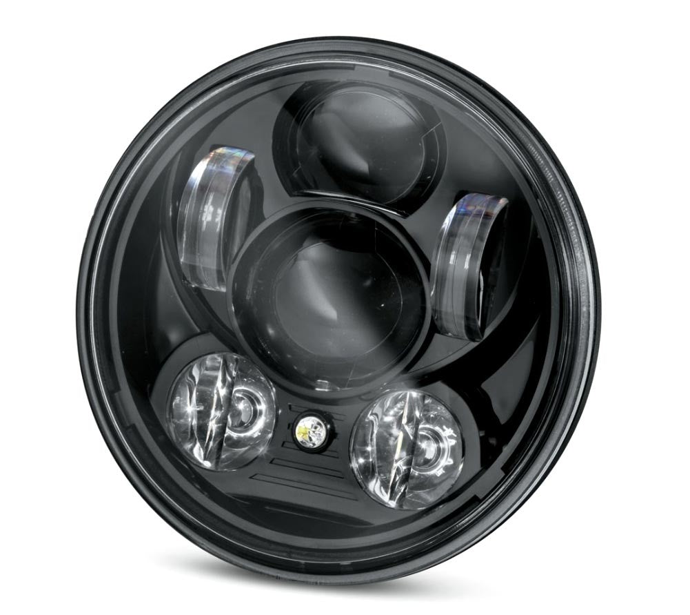 Optique LED Noir 5-3/4" Harley Davidson