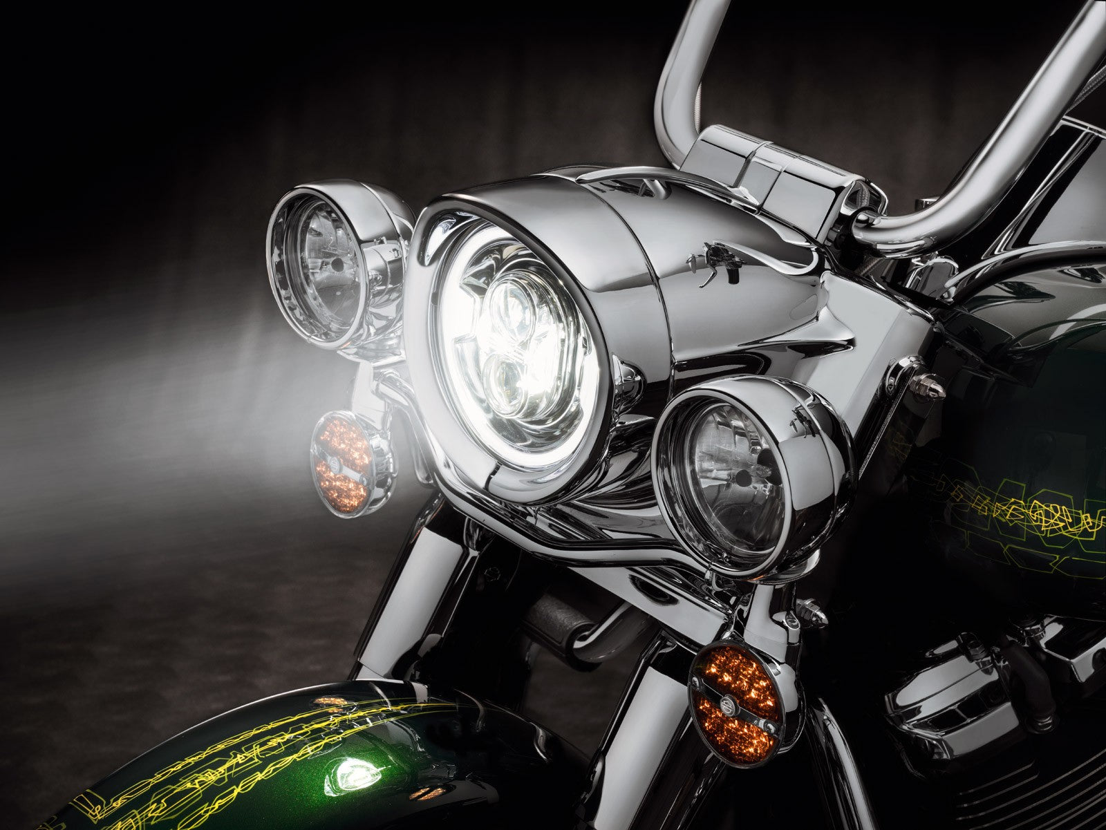 Optique LED Chrome 7" Harley Davidson
