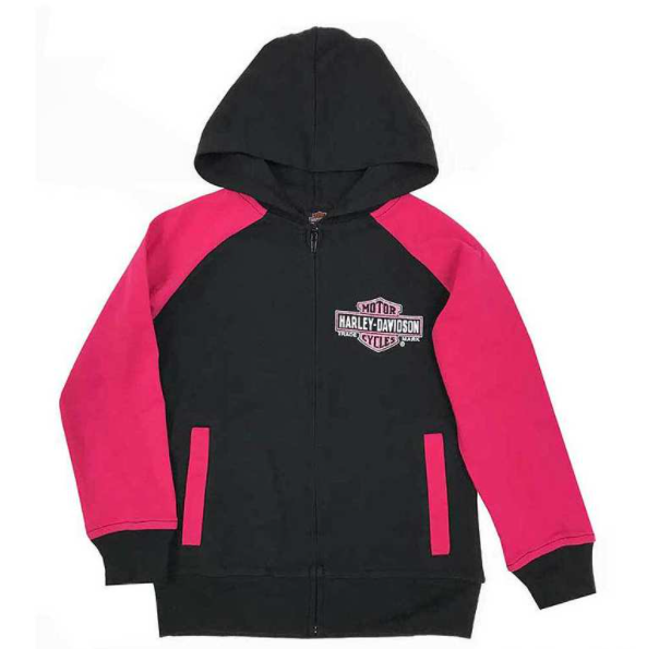 Sweat zippé à capuche Harley-Davidson fille