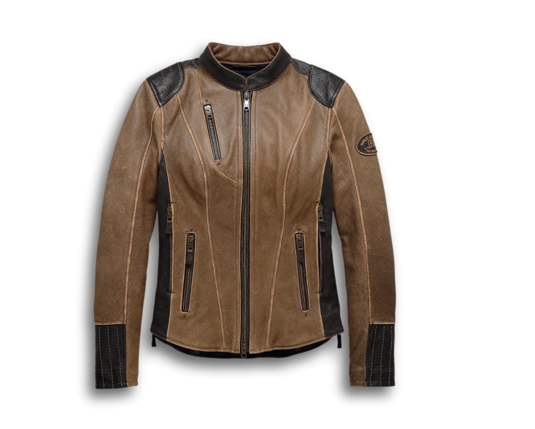 Blouson en cuir Harley-Davidson Triple Vent