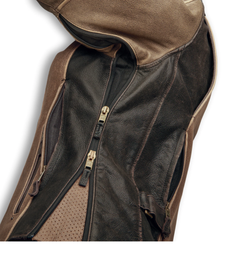 Blouson en cuir Harley-Davidson Triple Vent