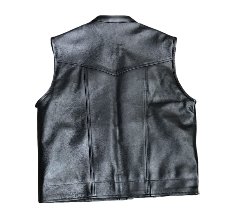 Gilet cuir homme Hellred