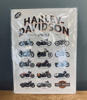 Plaque Harley-Davidson modèles