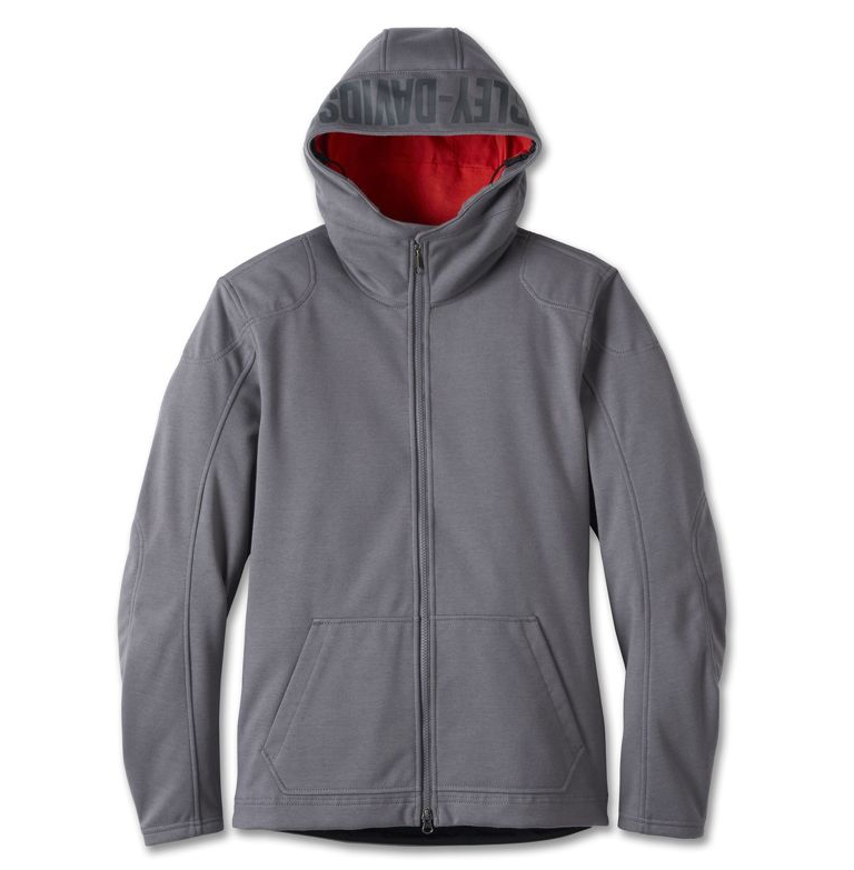 Veste Harley-Davidson® Polaire à capuche Deflector pour hommes gris