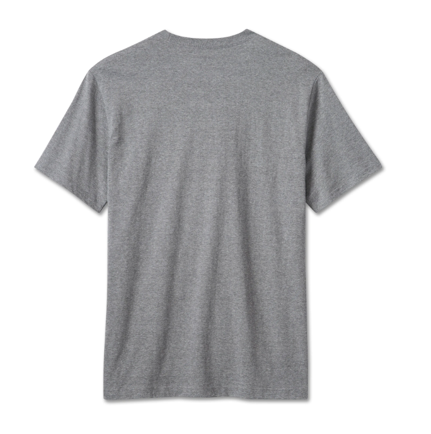 Willie G Skull Tee pour hommes - Medium Heather Grey