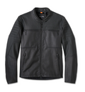 Willie G Skull Graphic Leather Riding Jacket