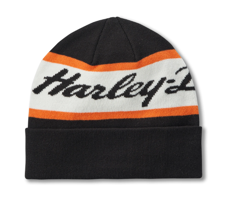 Bonnet H-D Script - Harley Black