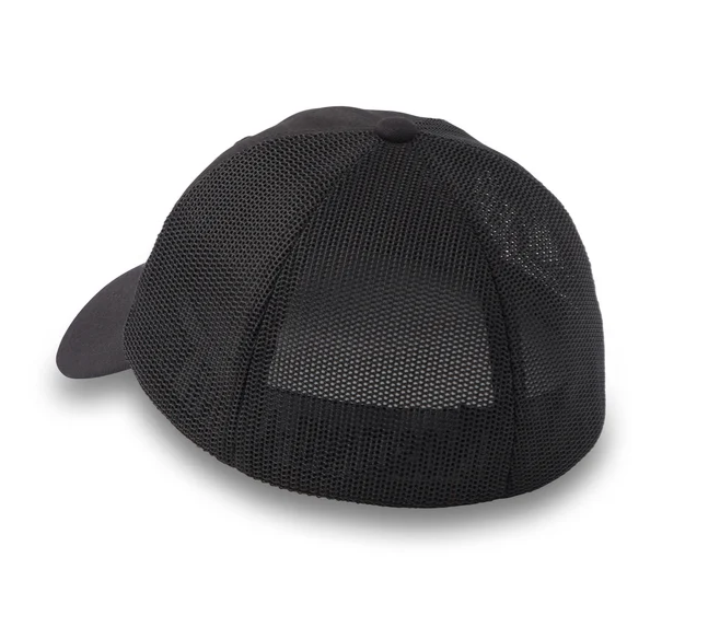 Casquette Harley-Davidson élastique Oil Can Bar & Shield – Harley Black