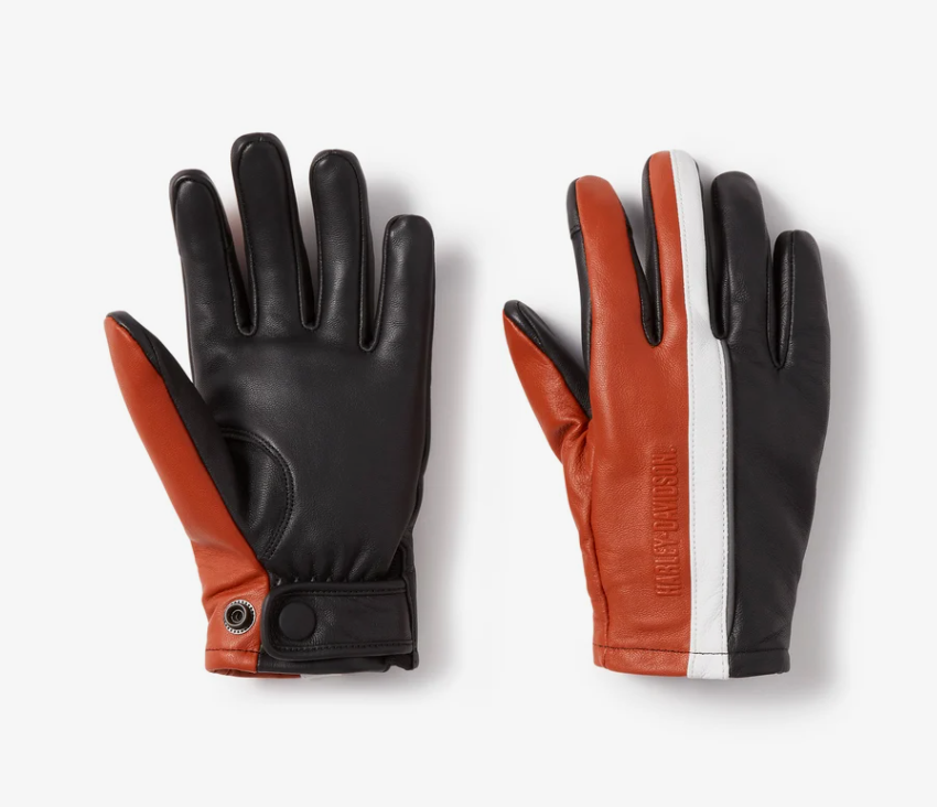 Gants de moto en cuir H-d® Trenton