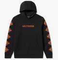 Sweat à capuche pullover Bar & Shield Essential pour homme - Harley Black