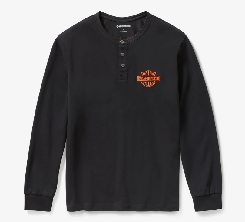 Pull fin Henley Racer
