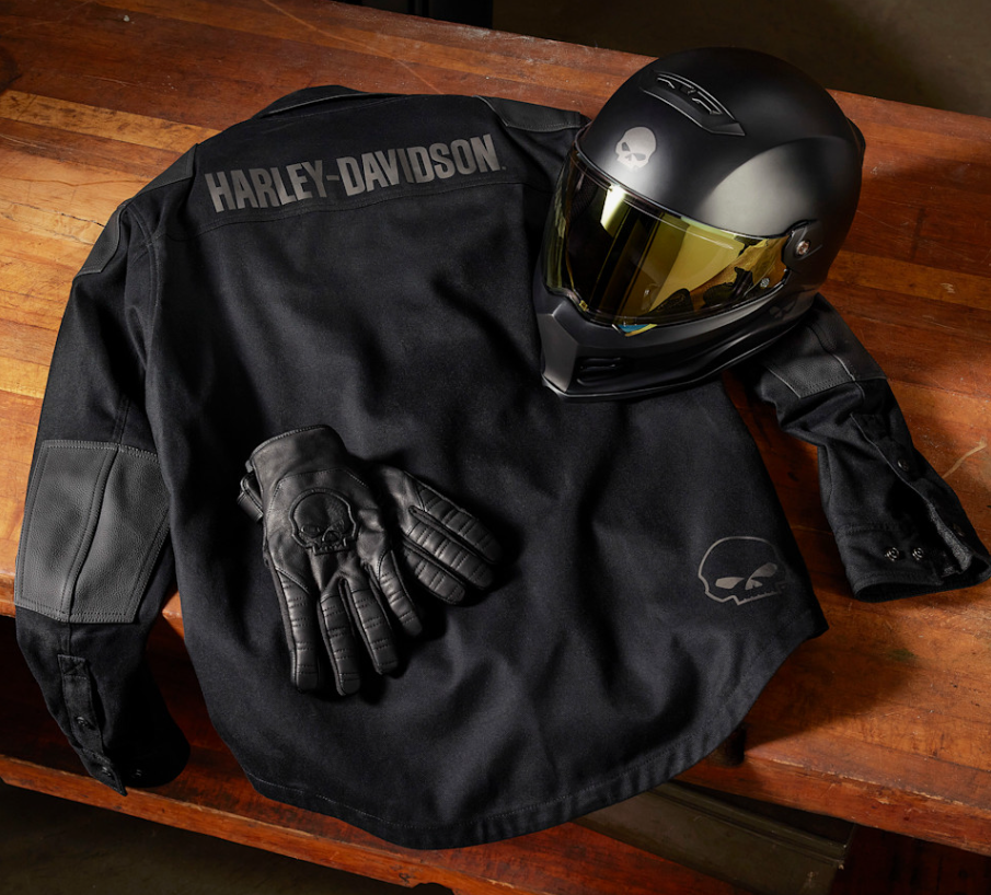 Veste de moto Willie G Skull Graphic Operative 2.0