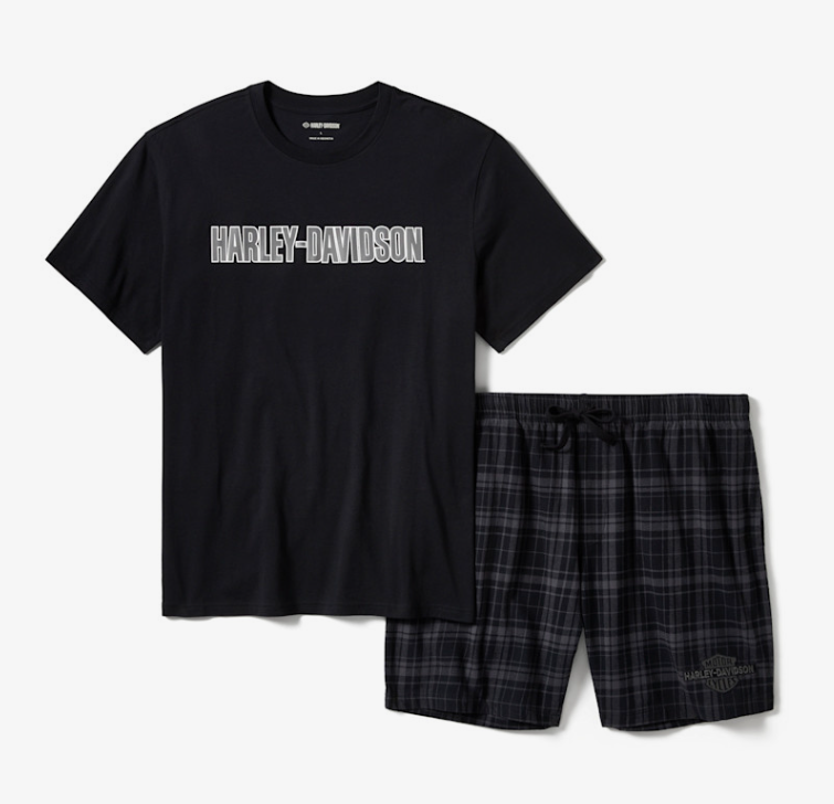 Ensemble pyjama à carreaux