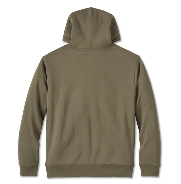 Sweat à capuche zippé vert Harley-Davidson Bar & Shield Sherpa